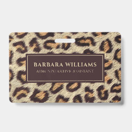 Crachá Manchas castanhas padrão-leopardo falham textura d