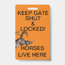 CRACHÁ MANTENHA O PORTÃO FECHADO!