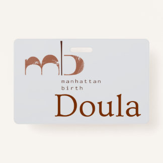 Crachá MB Doula Badge