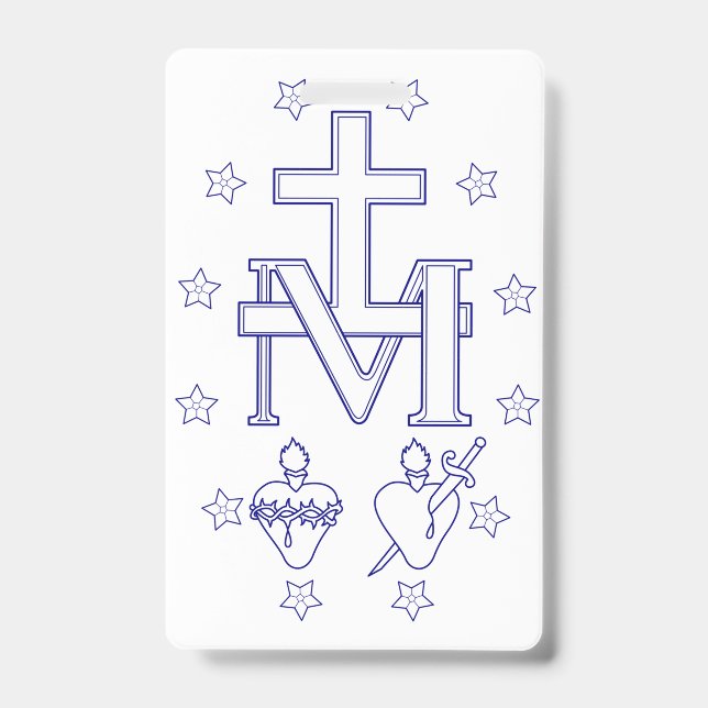 Crachá Medalha de Nossa Senhora das Graves (Frente)