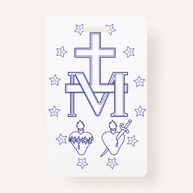 Crachá Medalha de Nossa Senhora das Graves (Frente)