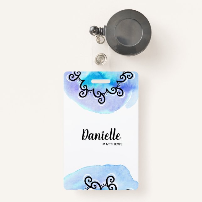 Crachá Medalha Oceânica (Frente com retrátil)