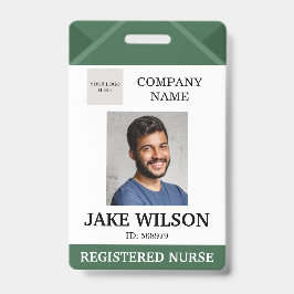 Crachá Médico Médico Enfermeiro Enfermeiro Idoso Identifi