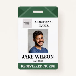 Crachá Médico Médico Enfermeiro Enfermeiro Idoso Identifi