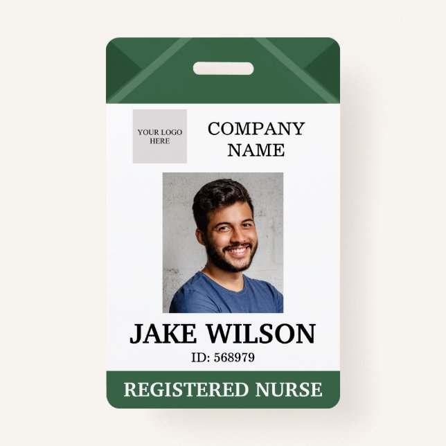 Crachá Médico Médico Enfermeiro Enfermeiro Idoso Identifi (Frente)