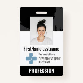 Crachá Médico Personalizado, Enfermeira, ID de Fotografia