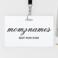 Melhor Mãe Personalizada Nome De Caligrafia