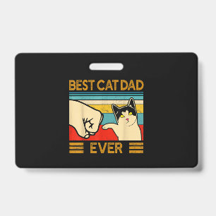 Crachá Melhor Pai De Gato De Pai Engraçado