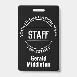 Crachá Membro funcionarios