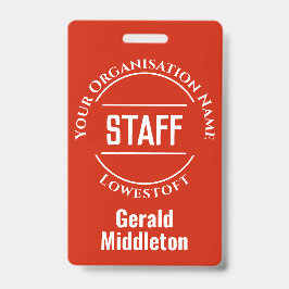 Crachá Membro funcionarios