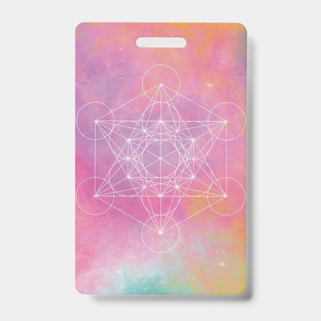 Crachá Metatron zen arcanjo (Frente)