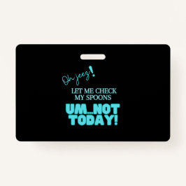 Crachá Meu Deus! Deixe-Me Verificar Minhas Colheres