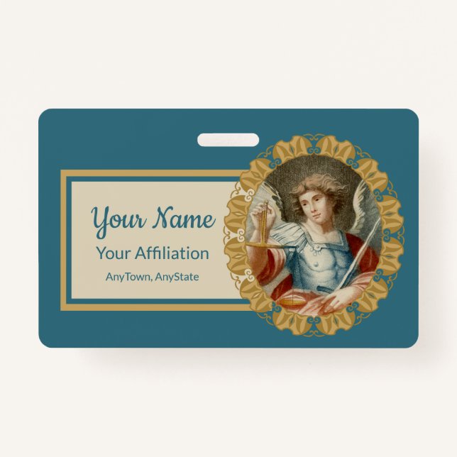 Crachá Michael, o Arcanjo (M 010) (Frente)