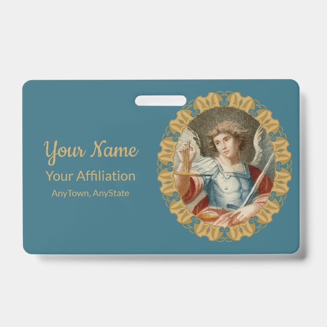 Crachá Michael, o Arcanjo (M 010) (Frente)