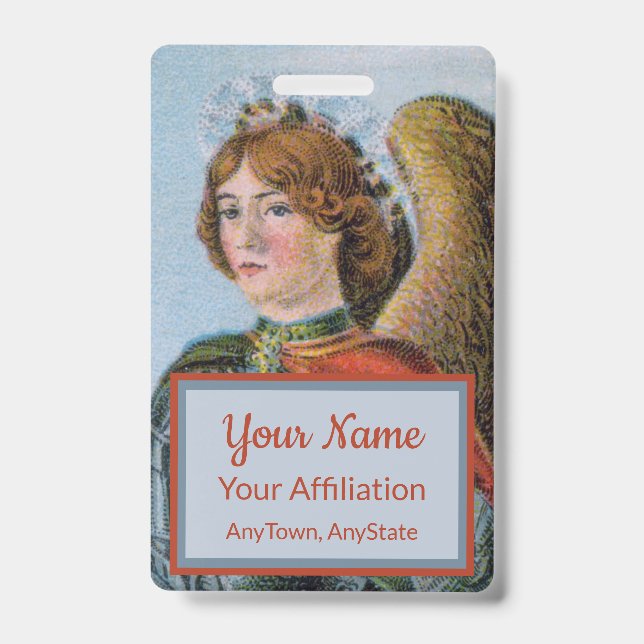 Crachá Michael, o Arcanjo (pormenores: M 017) (Frente)