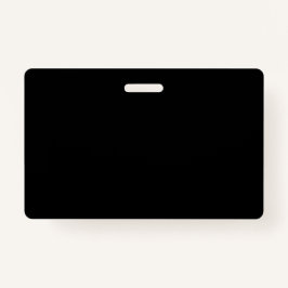 Crachá Minimalist Black Cat Silhouette