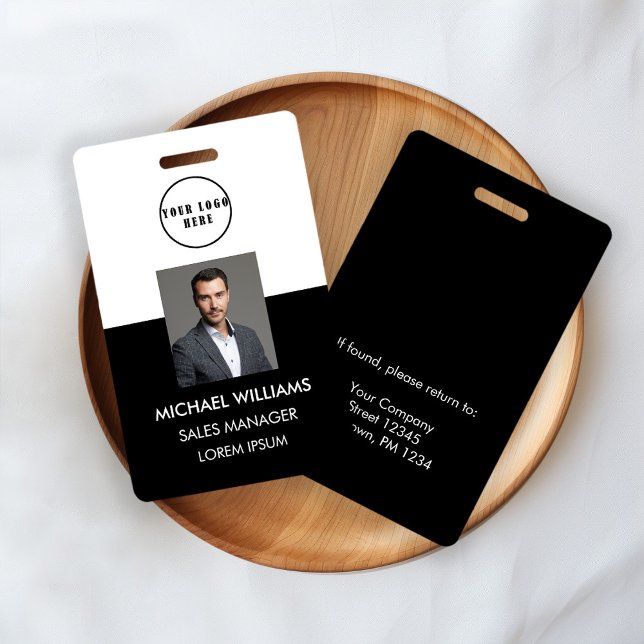 Crachá Mitarbeiter Foto-ID Ausweis (Criador carregado)