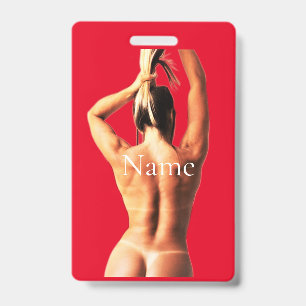 Crachá Modelo de Fitness Tanlines Thunder_Cove 