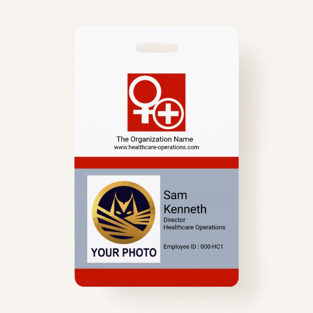 Crachá Modelo de Fotografia do Blocos de Coluna Vermelha  (Frente)