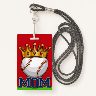 Crachá MOM Lanyard Baseball