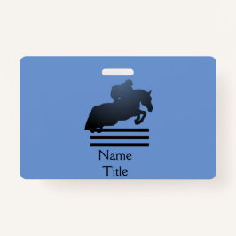 Crachá Mostre o jumper limpando um obstáculo.