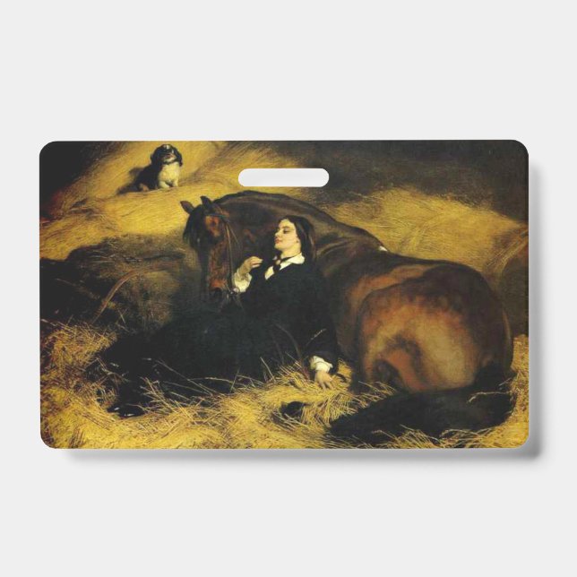 Crachá Mulher e Cavalo (Frente)