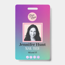 Multicolor Personalizado Foto elegante simples min