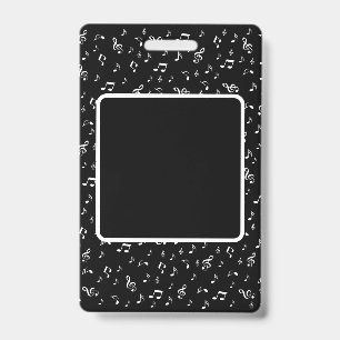 Crachá música, nota, clave, banda, símbolo, brilhante, el