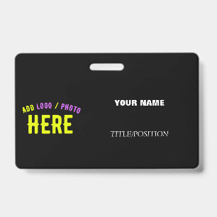 CRACHÁ NA MODA MODERNO PERSONALIZÁVEL NEGRO VERIFICADO CO