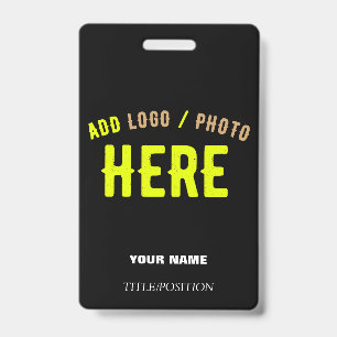 CRACHÁ NA MODA MODERNO PERSONALIZÁVEL NEGRO VERIFICADO CO