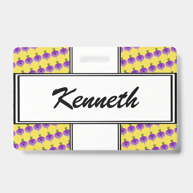 Crachá Nabo Irritado por Kenneth Yoncich (Frente)