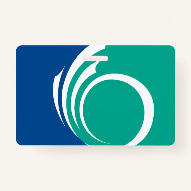 Crachá Name Badge with flag of Ottawa, Canada (Frente)