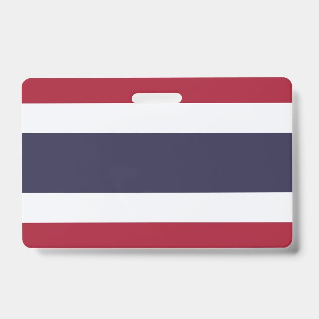 Crachá Name Badge with flag of Thailand (Frente)