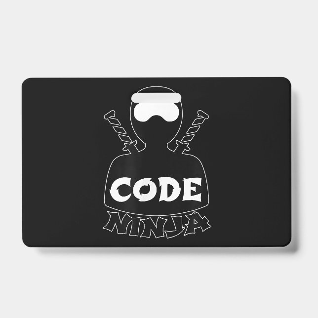 Crachá Namorado Engenheiro de Codificação de Computador N (Frente)