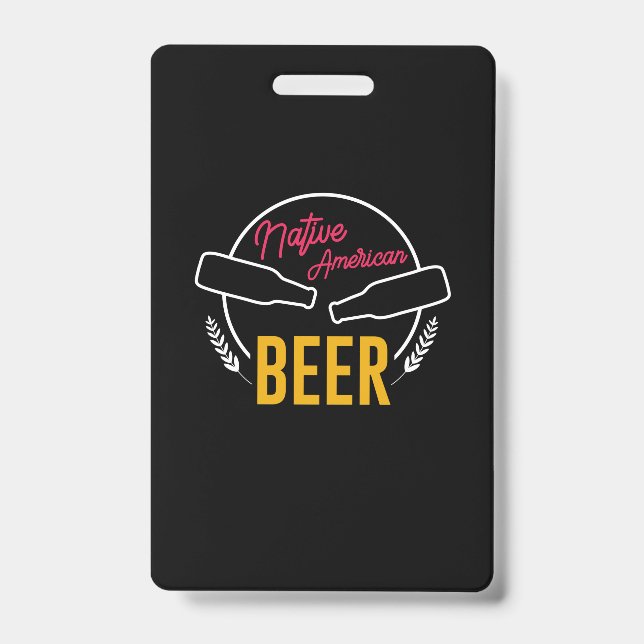 Crachá Native American Beer (Frente)