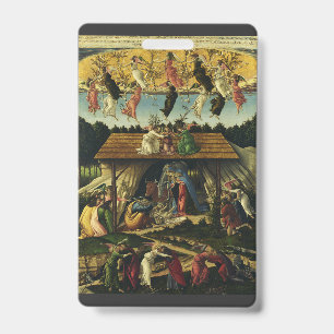 Crachá Natividade Mística por Sandro Botticelli
