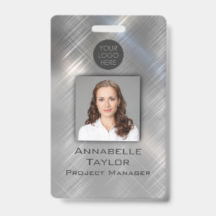 Crachá Negócios de Metal Polido