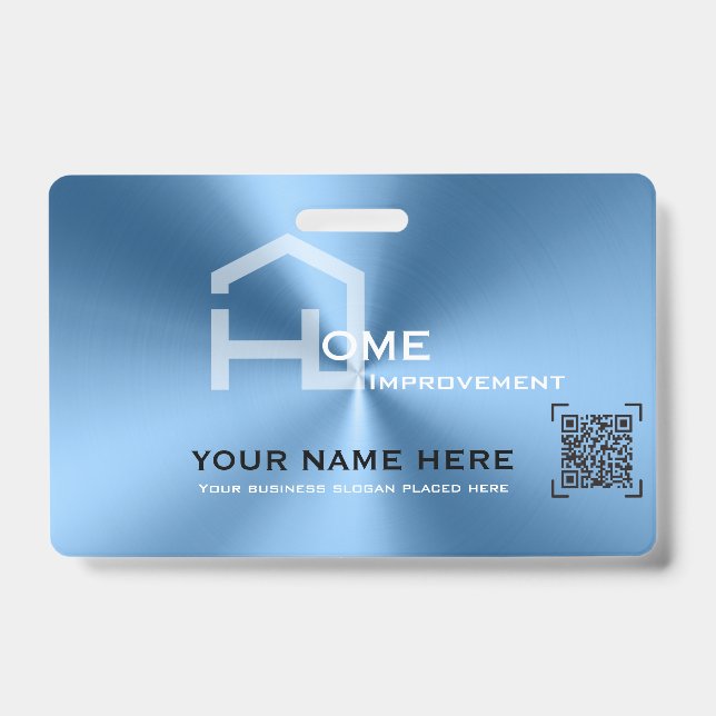 Crachá Negócios modernos minimalistas e simples (Front)