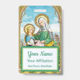 Crachá NeoGothic Rua. Anne e Young Mary (SAU 29)