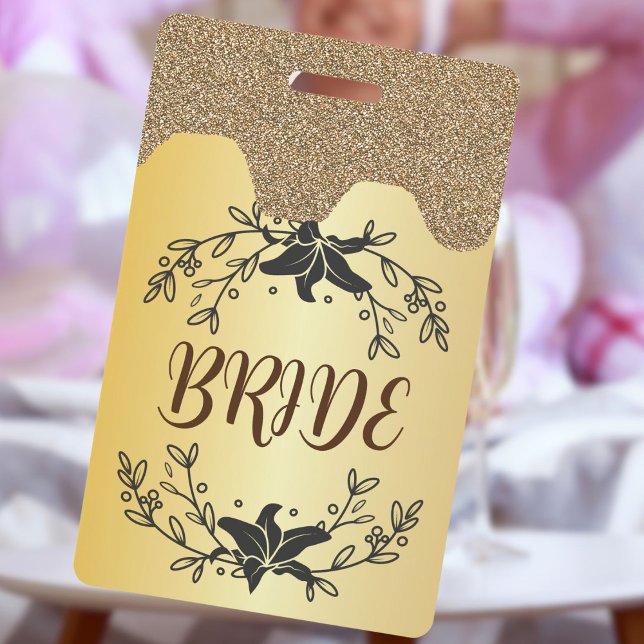Crachá Noiva pulseira de identificação para noite de hen (Bride hen do badge)