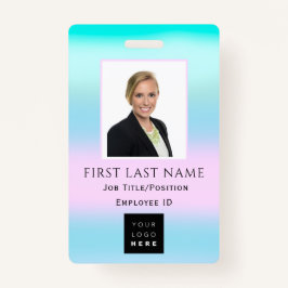 Crachá Nome da foto do código de barras IDCard NURSE Heal