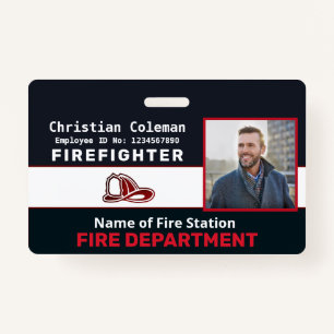 Crachá Nome da foto personalizada do funcionário ID da pl