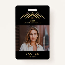 Crachá Nome de etiqueta do Realer de Promocional Imobiliá