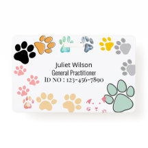 nome de etiqueta médico veterinário assistente cra