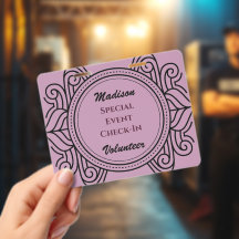 Nome de Evento Especial de Voluntário Elegante Per