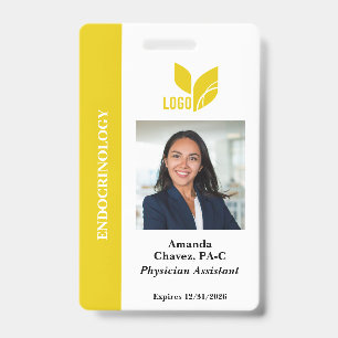 Crachá Nome de Foto de ID de Funcionário Personalizado Am