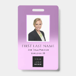 Crachá Nome de Foto do Código de Barras ID Cartão ENFERME