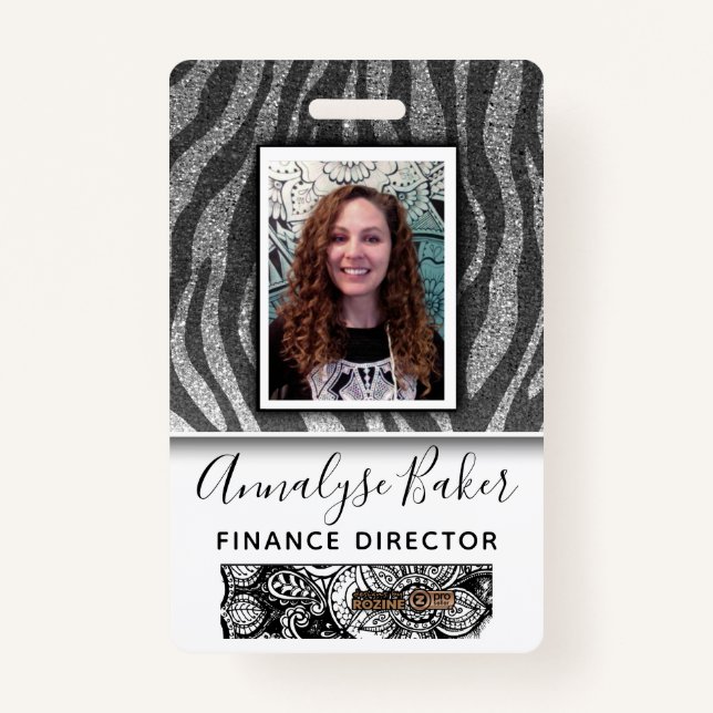 Crachá Nome de Foto do Enfermeiro do CNA Profissional de  (Frente)