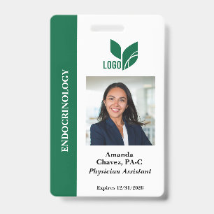 Crachá Nome de Fotografia de ID de Funcionário Personaliz