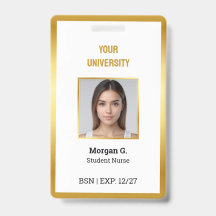 Nome de Fotografia Personalizada da Enfermeira BSN